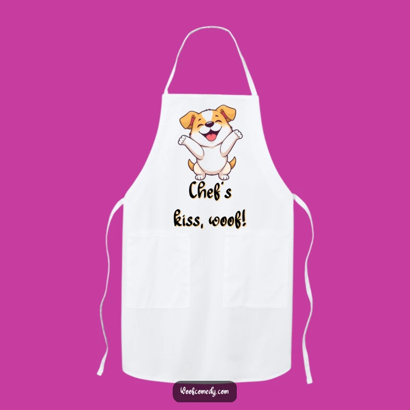 Funny Dog Chef Apron: Perform Your Culinary Masterpiece!