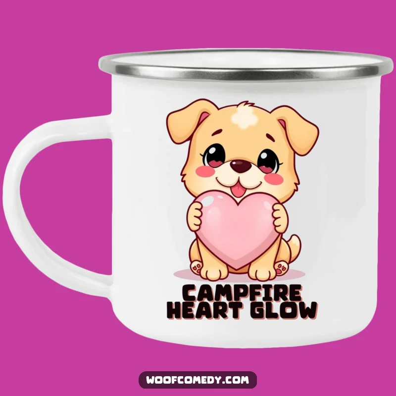 Funny Loyal Dog Camping Mug - Share Love on Every Adventure