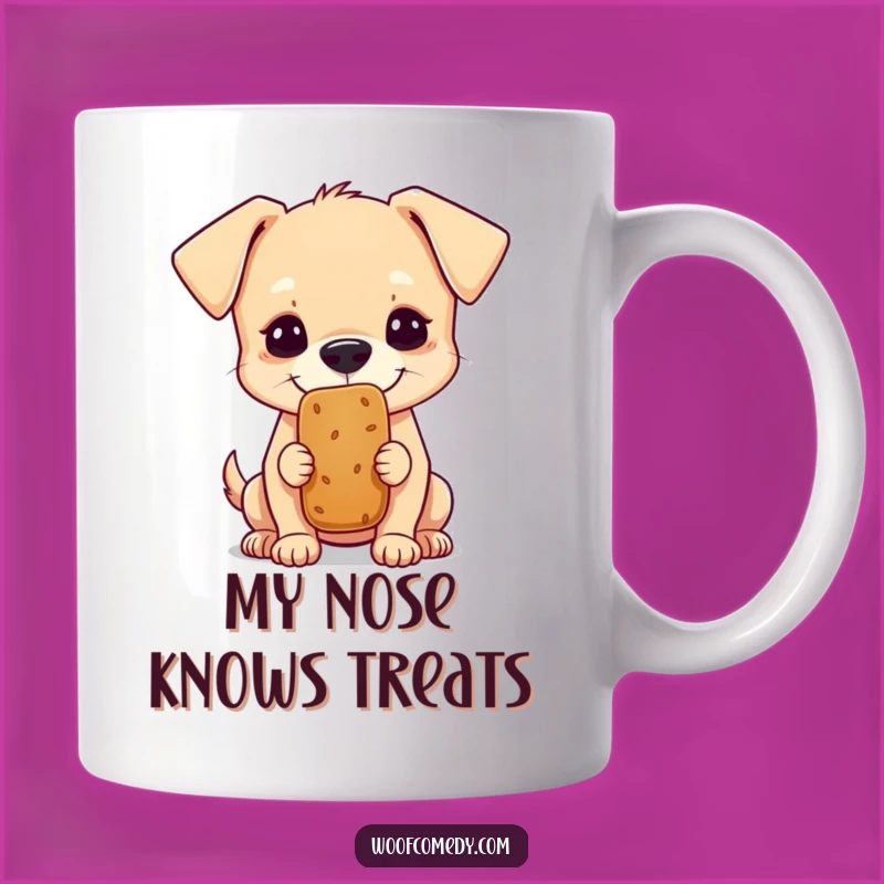 Funny Little Dog Balancing Treat Mug - Perfect Gift for Dog Lovers