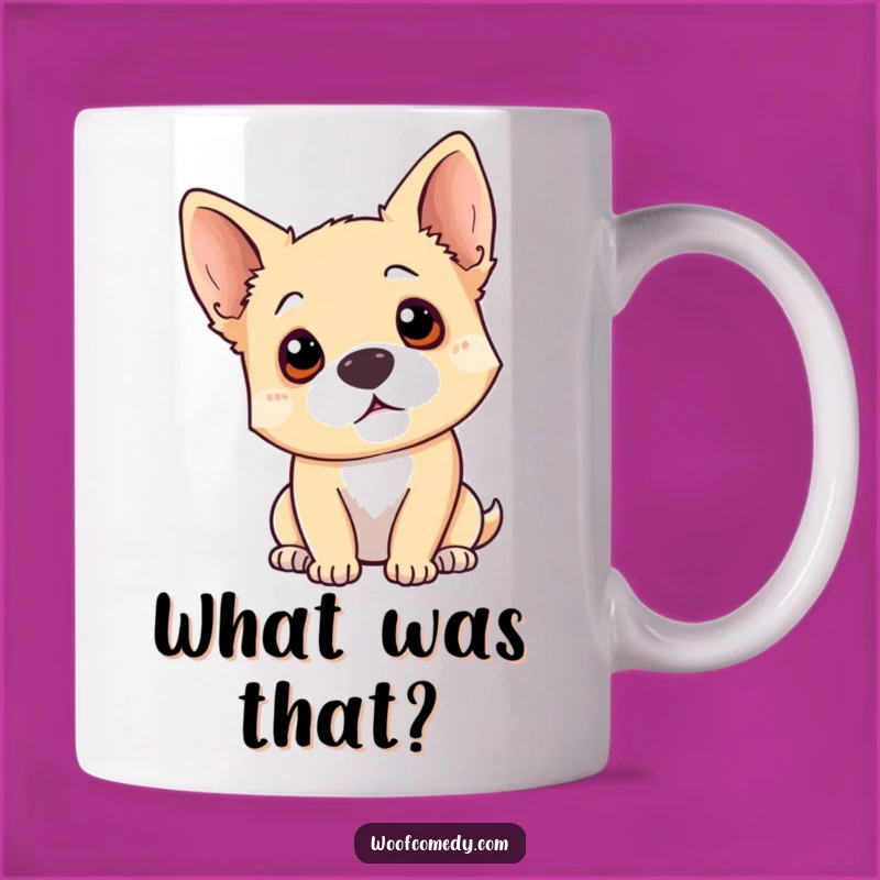 Funny Dog Head Tilt Mug: Curious Canine Gift for Thoughtful Dog Lovers