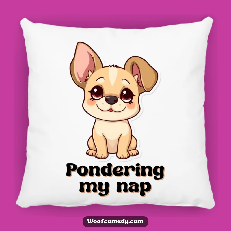 Funny Floppy Ear Dog Pillow - Comfy Curious Pup Cushion Gift