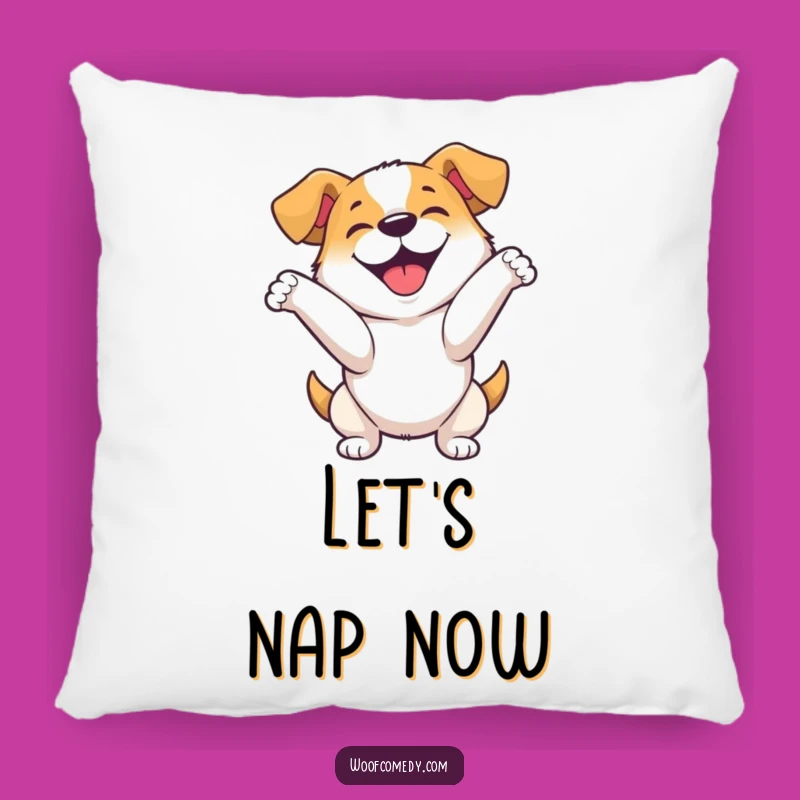 Comfy Funny Dog Bow Pillow: Huggable Performance!