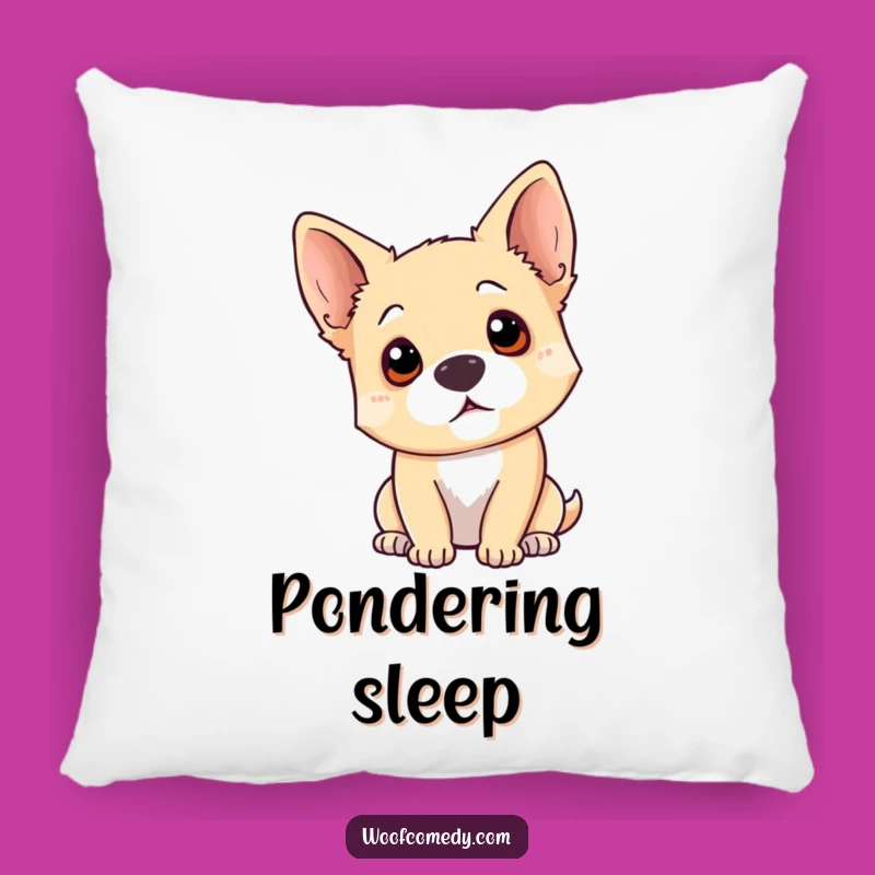 Funny Dog Head Tilt Pillow: Cozy Cushion of Canine Contemplation