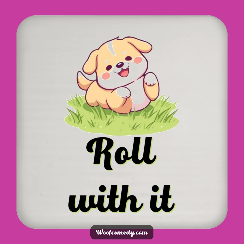 Funny Kawaii Dog Rolling Coaster - Protect Surfaces with Cuteness