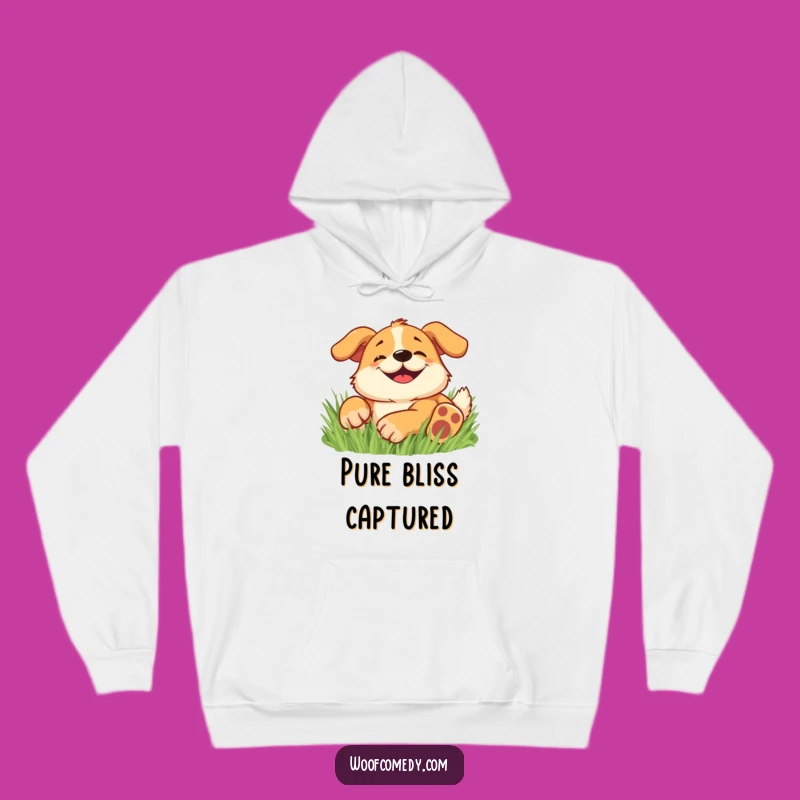 Cozy Funny Happy Dog Hoodie: Stay Warm and Joyful with This Hilarious Design!
