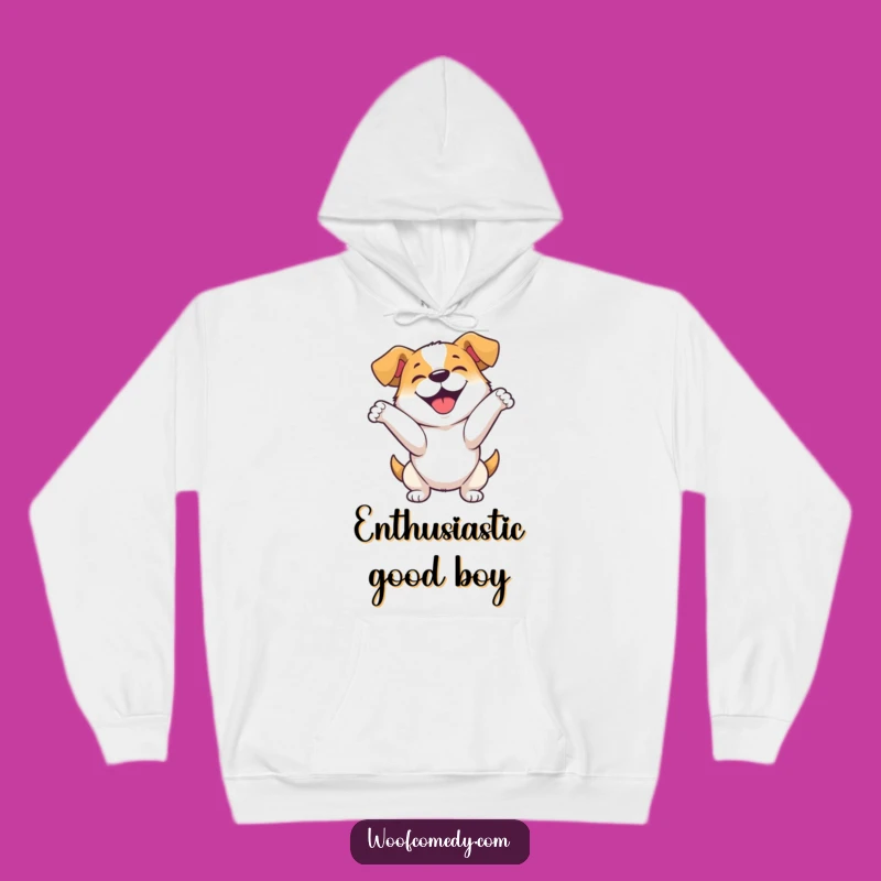 Cozy Funny Dog Performance Hoodie: Stay Warm and Take a Bow!