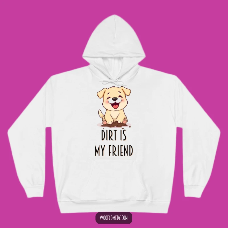 Funny Dog Digging Hoodie: Cozy Comfort for Earth-Loving Pups