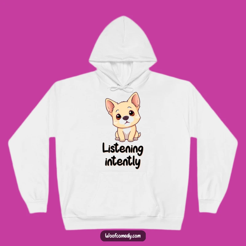 Funny Dog Head Tilt Hoodie: Cozy Comfort for Curious Minds