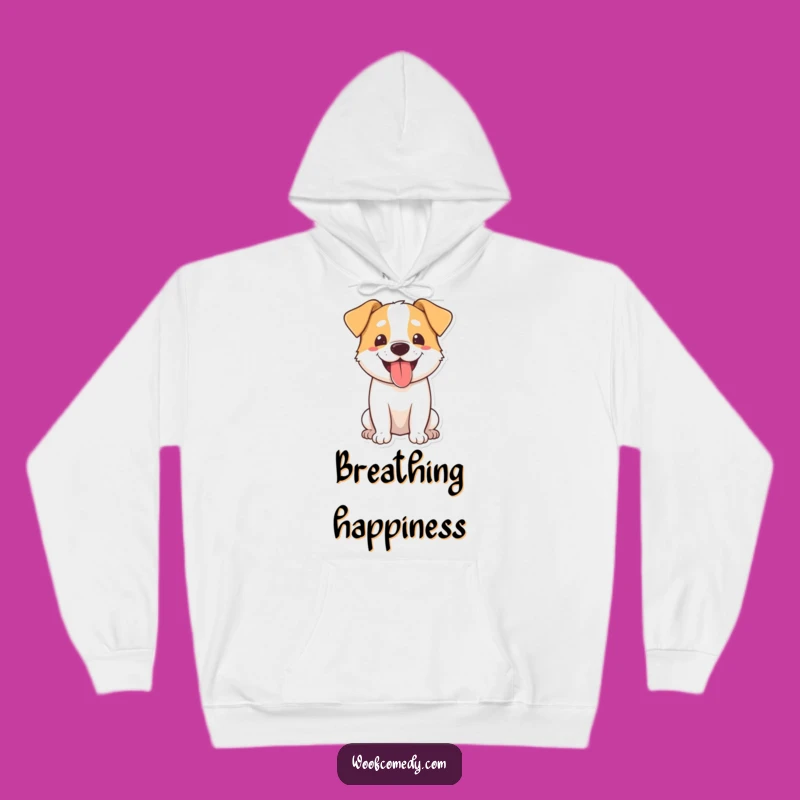 Funny Dog Panting Hoodie: Cozy Comfort, Hilarious Pup Art, Perfect Gift