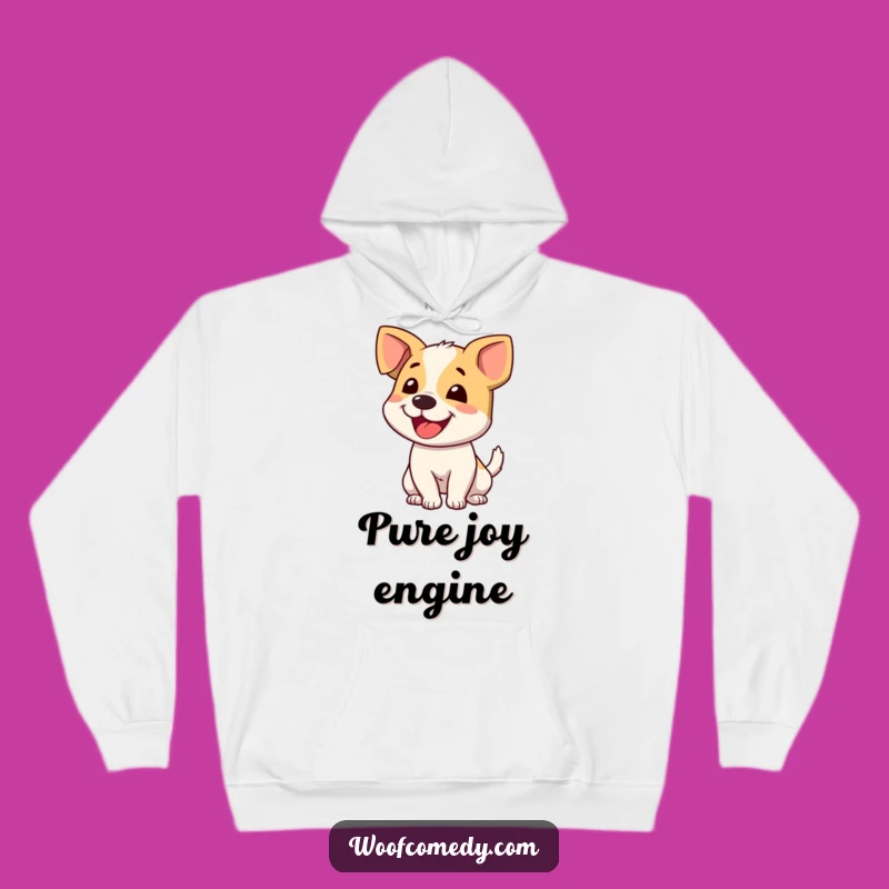 Funny Dog Wagging Tail Hoodie: Cozy Comfort with Canine Joyful Vibes