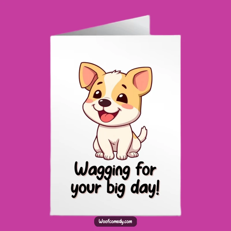 Free Printable Birthday Card: Happy Dog Wags for Your Big Day, LOL!
