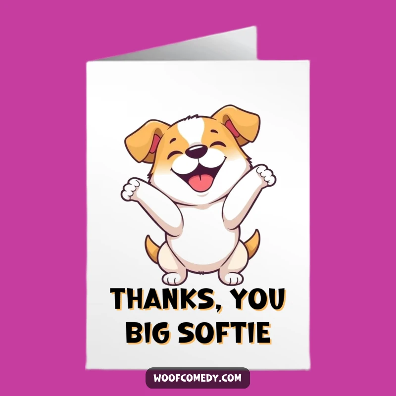 Free Printable Thank You Card: Dog's Bow, Grateful & Enthusiastic DIY!