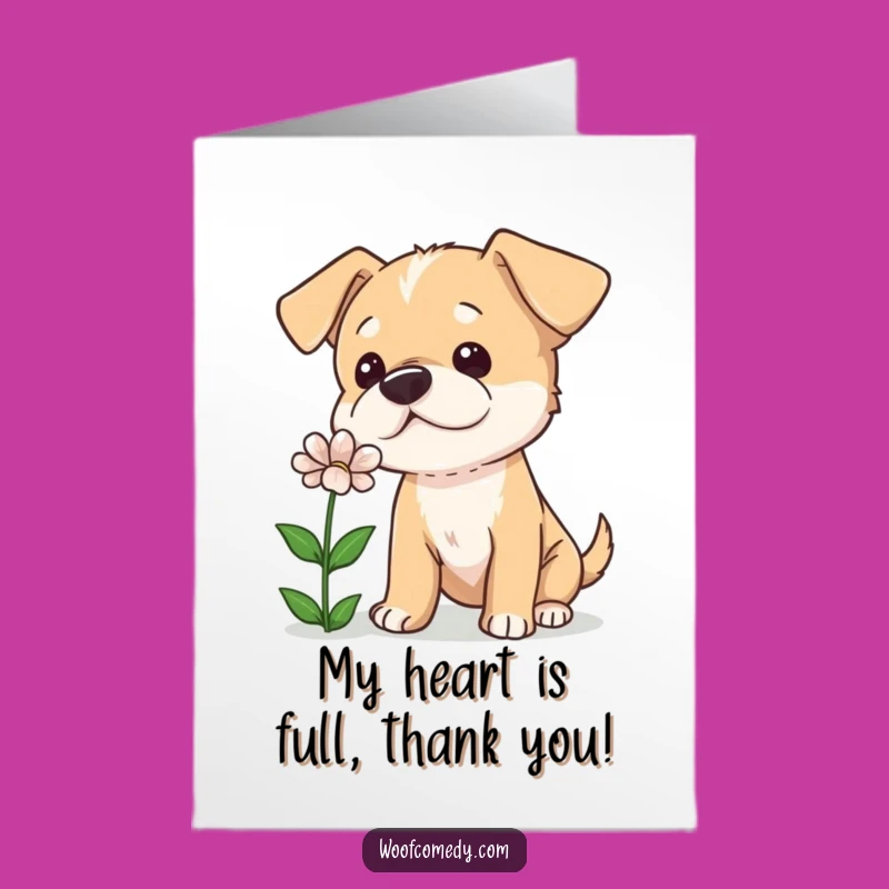 Free Printable Thank You Card: Curious Dog Says Thanks, Funny Downloadable Greeting!