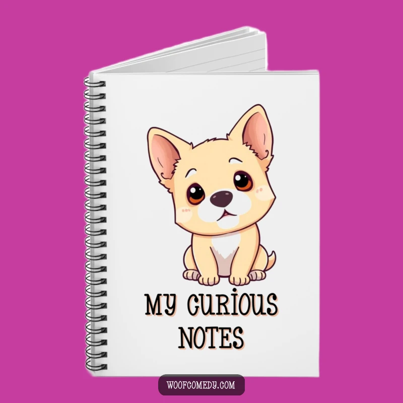 Funny Dog Head Tilt Notebook: Journal Your Curious Thoughts and Ideas