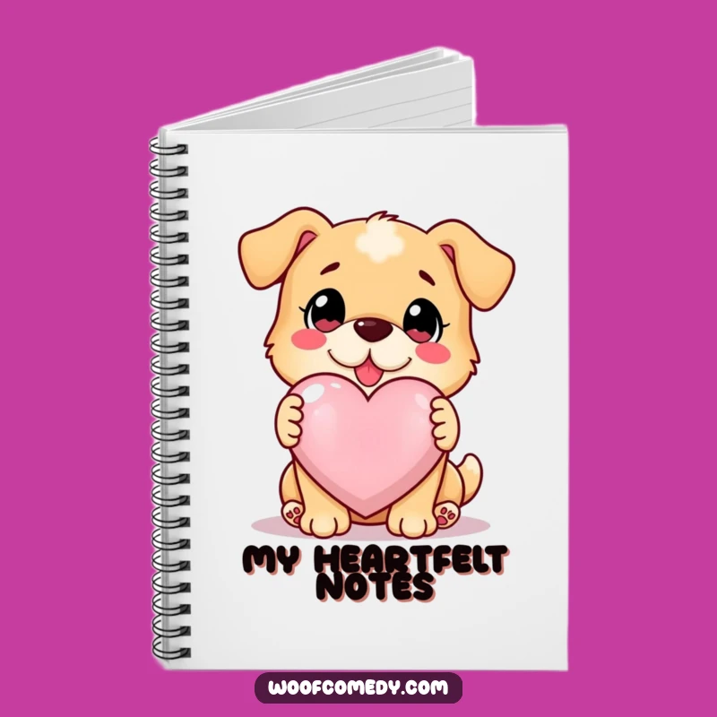 Funny Loyal Dog Notebook - Jot Down Loving Thoughts