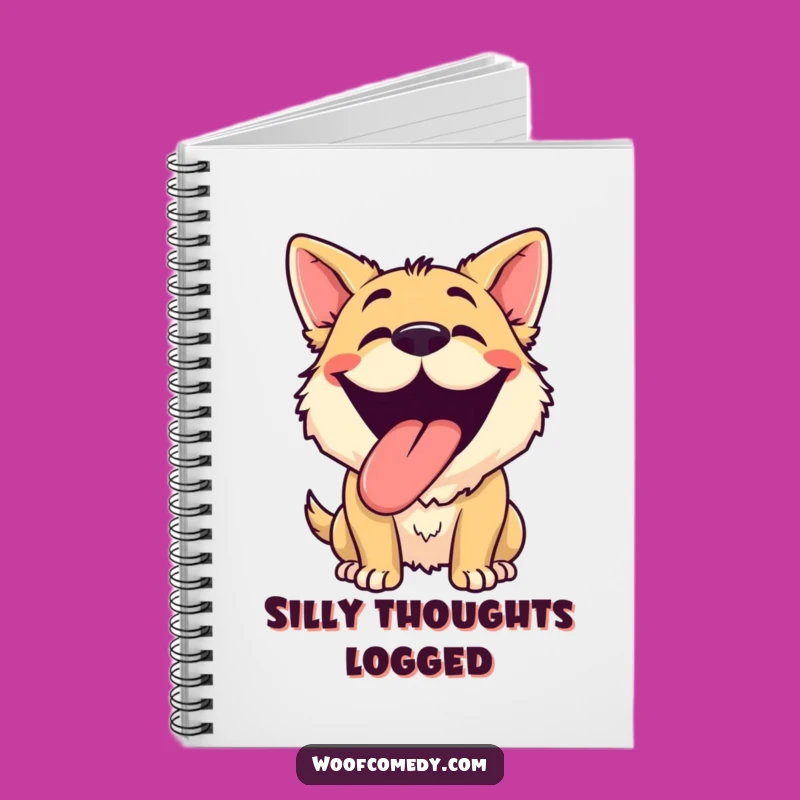 Funny Dog Grinning Notebook: Journal Your Happy Thoughts and Ideas