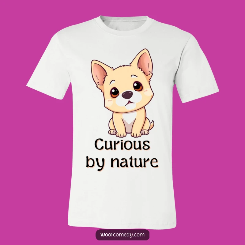 Funny Dog Head Tilt T-Shirt: Express Your Quirky Curiosity Hilariously