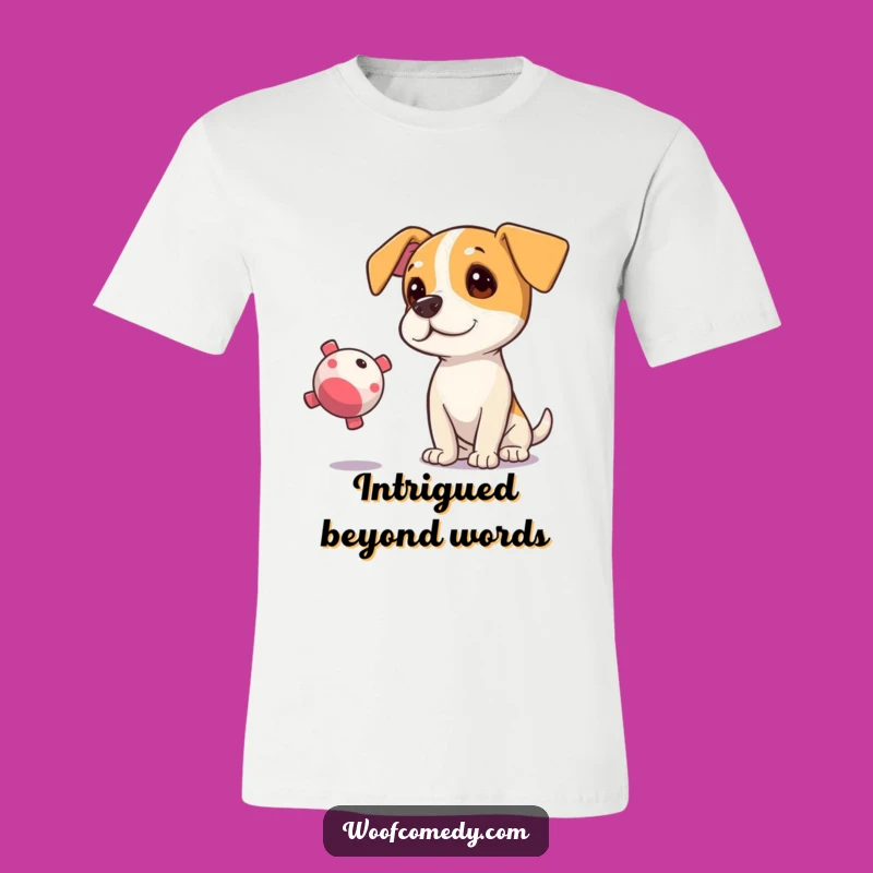 Funny Curious Dog T-Shirt: Ponder the Squeaks with This Hilarious Tee!
