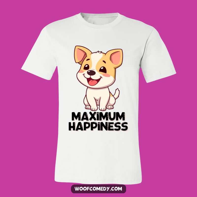 Funny Dog Wagging Tail T-Shirt: Express Your Canine Enthusiasm Hilariously