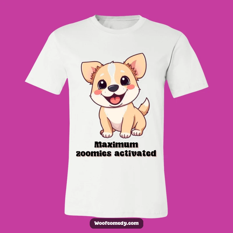 Funny Excited Dog T-Shirt: Wear Your Joy
