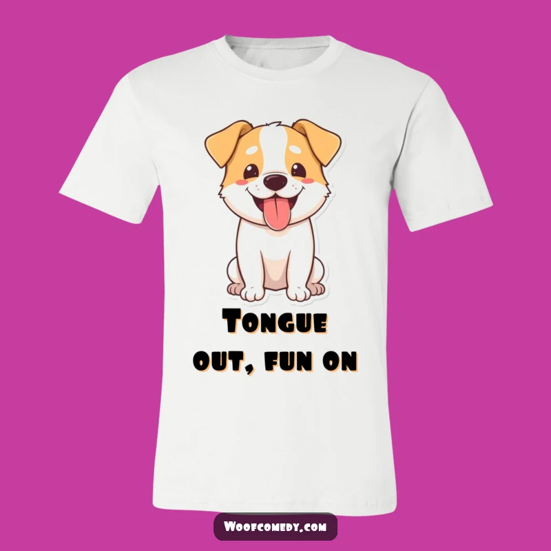 Funny Dog Panting T-Shirt: Wearable Happiness, Hilarious Pup Art, Great Gift