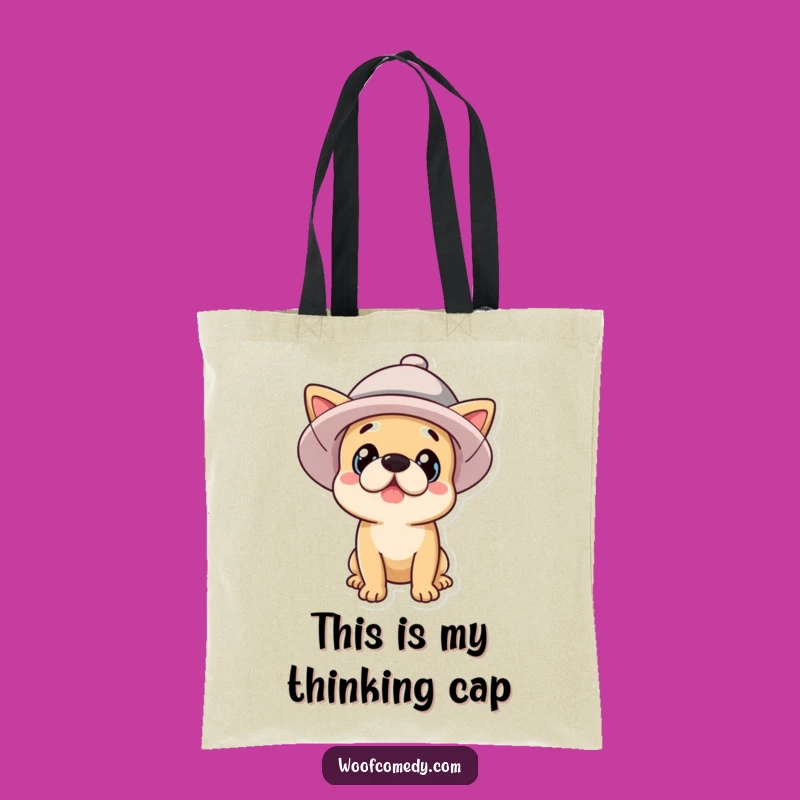 Funny Dog Hat Tote Bag - Hilarious & Practical Surprise Gift